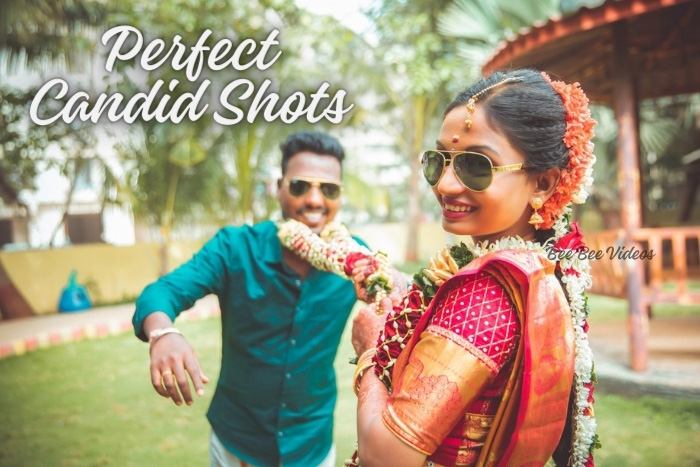 Bee Bee Videos captures the spontaneous joy and vibrant colors in perfect candid wedding photography in Coimbatore