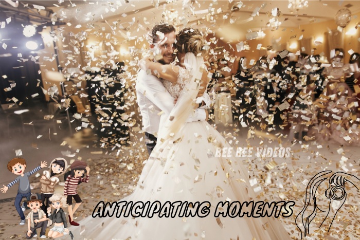 Bride and groom sharing a magical dance amidst falling confetti, captured by Bee Bee Videos, premier wedding videographers in Coimbatore. Capture every anticipated moment of your special day with our expert videography services