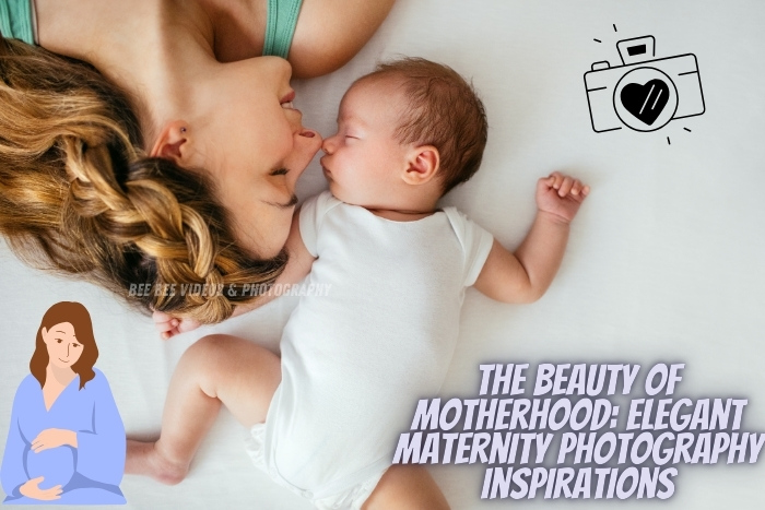 Mother and newborn sharing a tender moment, captured by Bee Bee Videos & Photography in Coimbatore, offering elegant maternity and newborn photography sessions that celebrate the beauty of motherhood