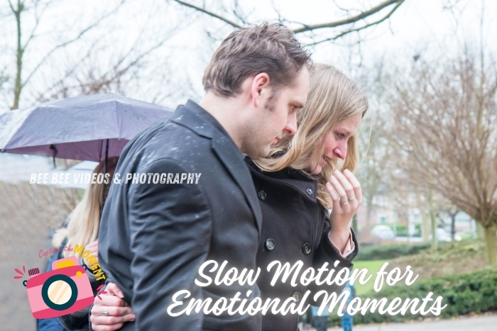 Couple walking in the rain, captured in slow motion by Bee Bee Videos & Photography in Coimbatore, offering professional slow-motion videography for capturing emotional and heartfelt moments.