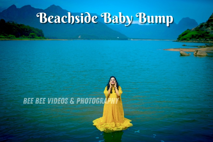 Perfect outdoor baby bump photography by Bee Bee Videos & Photography, Coimbatore