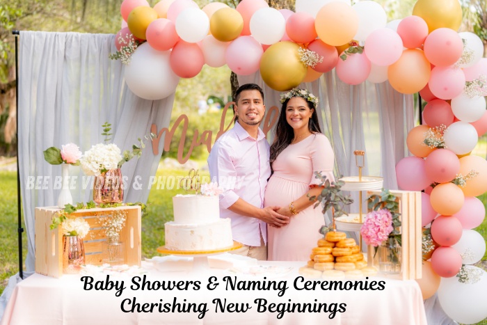 We specialize in baby shower, and naming ceremony photography captured by Bee Bee Videos & Photography in Coimbatore