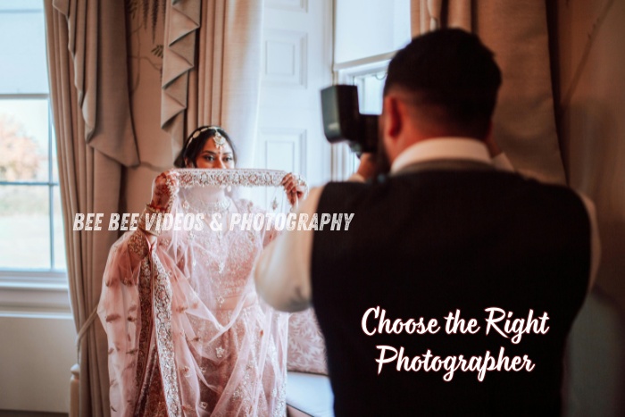 Professional bridal portrait photography captured indoors at Bee Bee Videos & Photography in Coimbatore