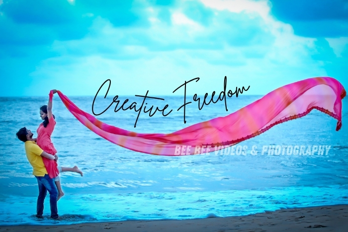 Perfect romantic photography showcasing creativity, movement, and stunning coastal backdrops