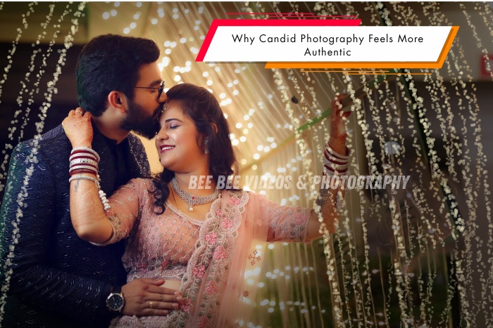 Romantic candid couple photography under decorative lights capturing authentic emotions and love